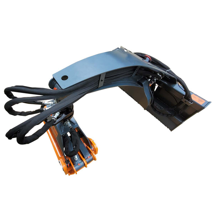 3300 lb Skid Steer Rotary Log Grapple, 360° Rotation, 49″ Opening, for 40-75 HP Skid Steers, TMG-SLG50