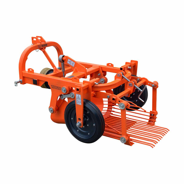 20" Potato Harvester, Potato Digger Picker, 3-Point Hitch, Cat 1, PTO Driven, Adjustable Depth, TMG-TPD20
