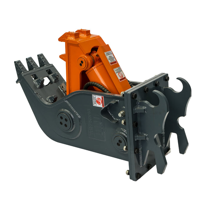 Hydraulic Pulverizer for 4-8 Ton Excavators, 30 Ton Crushing Force, Concrete Crusher, Rebar Cutting Jaw, TMG-EHP30