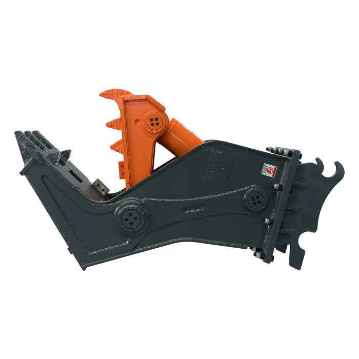 Hydraulic Pulverizer for 10-18 Ton Excavators, 65 Ton Crushing Force, Concrete Crusher, Rebar Cutting Jaw, TMG-EHP65