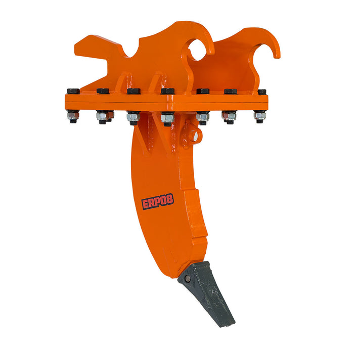 2.3" Excavator Ripper for 4-8 Ton Excavators, Replaceable Boot, Single Shank for Frozen and Compacted Ground, Quick Change, TMG-ERP08