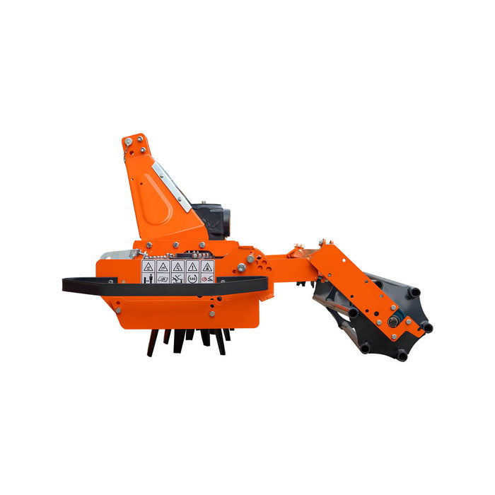 80" Rotary Power Harrow with Pipe Roller, 55-80 HP Tractor, 3-Point Hitch, Cat 1 & 2, TMG-TPH80