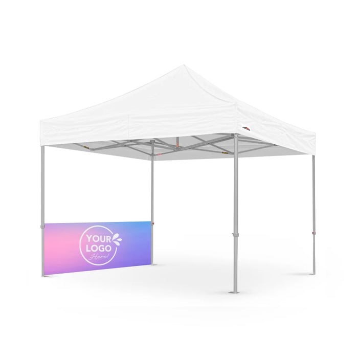 10' Custom Printed Pop-up Tent Canopy Half Wall