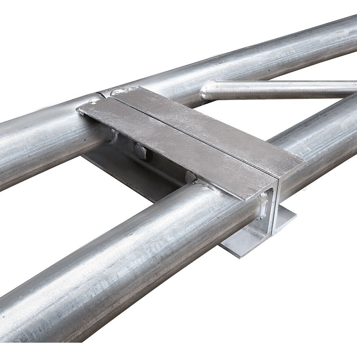 TMG-DT4022C 40' x 20' dual truss container shelter with heavy duty 21 oz PVC cover
