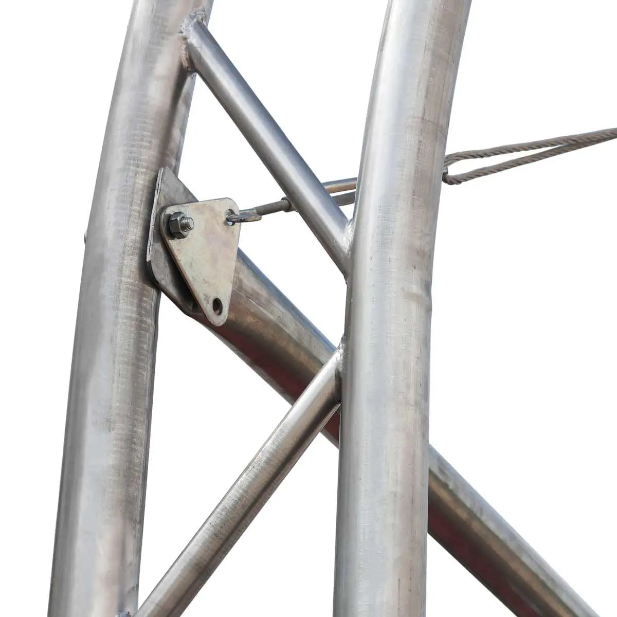 TMG-DT4022C 40' x 20' dual truss container shelter with heavy duty 21 oz PVC cover
