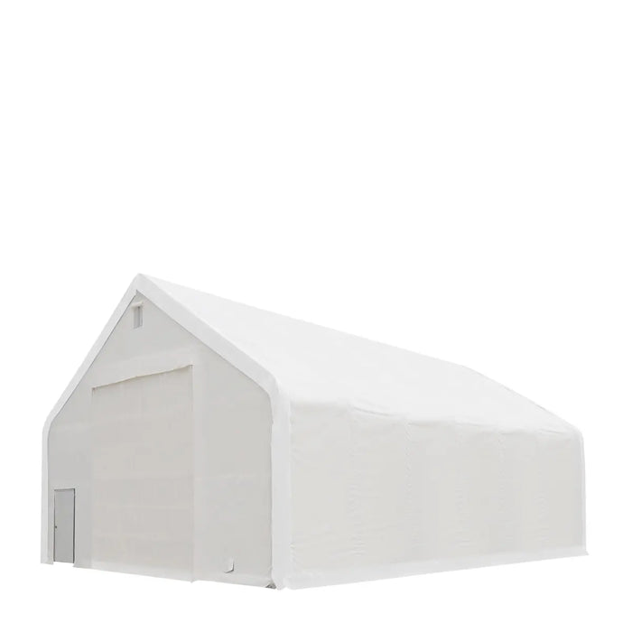 Snow Series™ 40' x 60' Dual Truss Storage Shelter, 25 PSF Snow Load Rated, Engineering Drawing, Heavy Duty 21 oz PVC Cover & Drive Through Doors, TMG-DTE4060-SR25