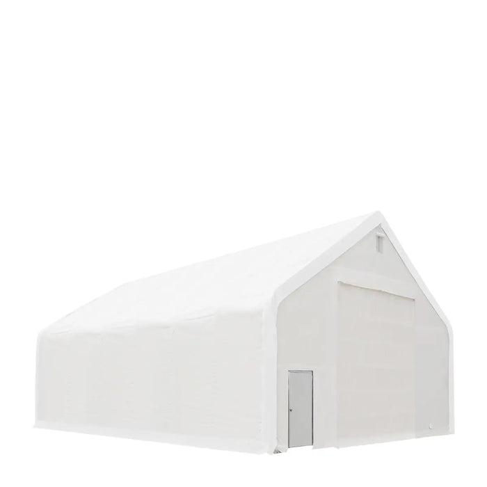 Snow Series™ 40' x 60' Dual Truss Storage Shelter, 25 PSF Snow Load Rated, Engineering Drawing, Heavy Duty 21 oz PVC Cover & Drive Through Doors, TMG-DTE4060-SR25