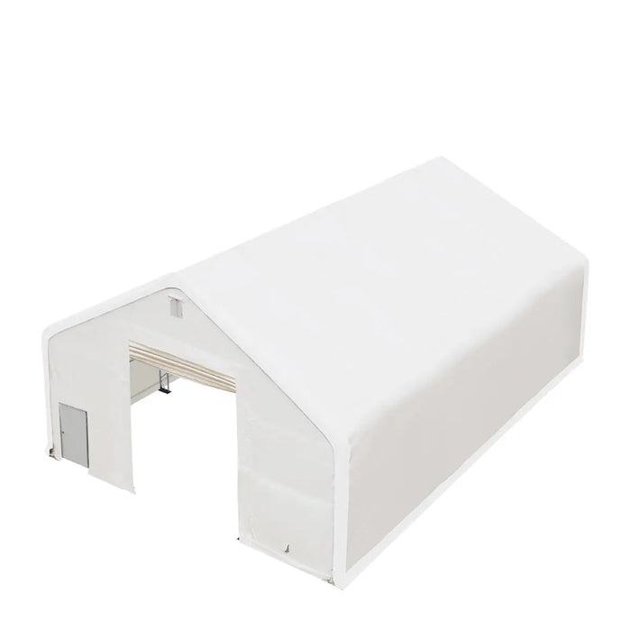 Snow Series™ 40' x 60' Dual Truss Storage Shelter, 25 PSF Snow Load Rated, Engineering Drawing, Heavy Duty 21 oz PVC Cover & Drive Through Doors, TMG-DTE4060-SR25