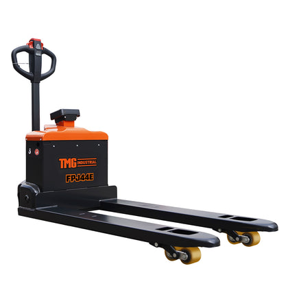 4400-lb Fully Electric Powered Pallet Jack Truck with Scale, 48" Forks, 2" LCD, TMG-FPJ44E