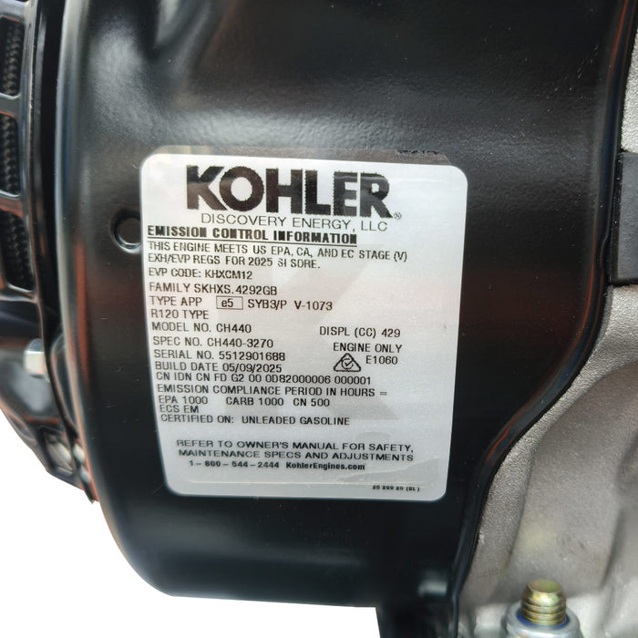 TMG-AFM48K 48" ATV flail mower with 14 HP Kohler engine and tow-behind side shift