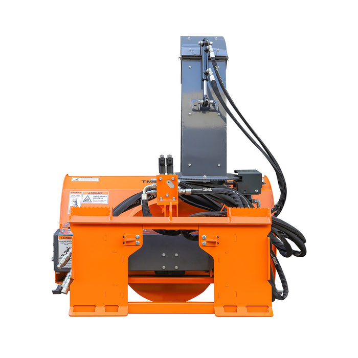 TMG-SSB48 48" mini skid steer snow blower with Toro mount, 20" impeller and 360° hydraulic chute