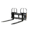 48" Pallet Fork for Skid Steer, Heavy Duty Class II Forks, 4,200 lbs Capacity and Wide Guard, TMG-SPF48