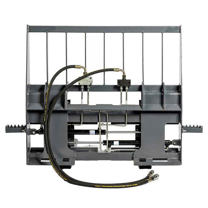 48 inch pallet fork for skid steer with hydraulic side shift and 4200 lb capacity TMG-SPF48S