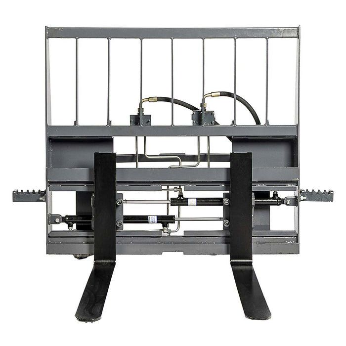 48 inch pallet fork for skid steer with hydraulic side shift and 4200 lb capacity TMG-SPF48S