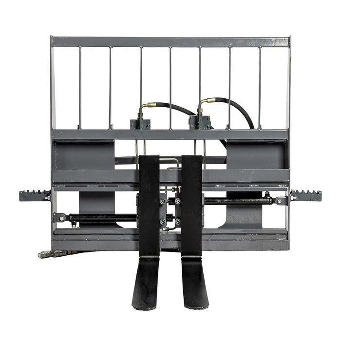 48 inch pallet fork for skid steer with hydraulic side shift and 4200 lb capacity TMG-SPF48S