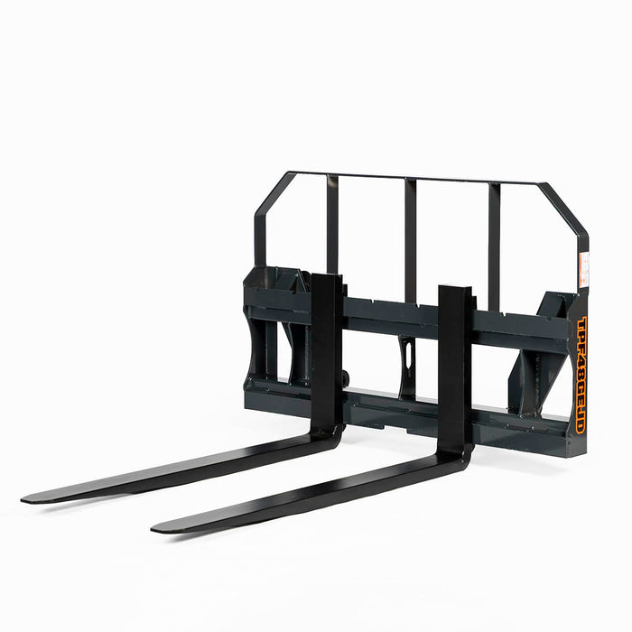 48 inch pallet fork for tractor loader with Global Euro mount and 4200 lb capacity TMG-TPF48GEJD