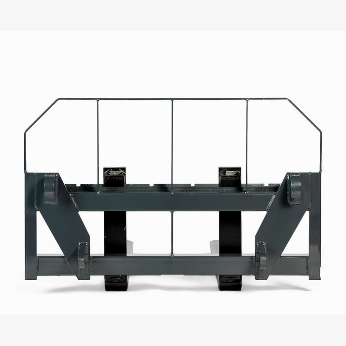 48 inch pallet fork for tractor loader with Global Euro mount and 4200 lb capacity TMG-TPF48GEJD
