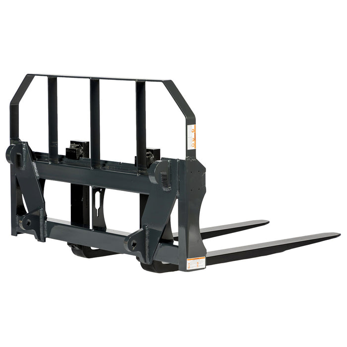48 inch pallet fork for tractor loader with Global Euro mount and 4200 lb capacity TMG-TPF48GEJD