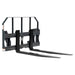 48 inch pallet fork for tractor loader with Global Euro mount and 4200 lb capacity TMG-TPF48GEJD