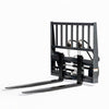 48" Pallet Fork with Hydraulic Side Shift for Tractor Loader, Global Euro / John Deere Euro Mount, Class II Forks, 4,200 lbs Capacity, TMG-TPF48GEJDS