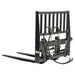 48 inch pallet fork with hydraulic side shift for tractor loader with Global Euro mount and 4200 lb capacity TMG-TPF48GEJDS