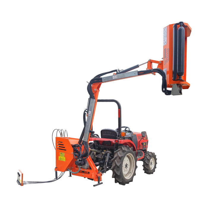 40" Side Boom Mower, Hydraulic Reach Arm, Tractor-Mounted, Cat 1, 114" Reach TMG-TAM40