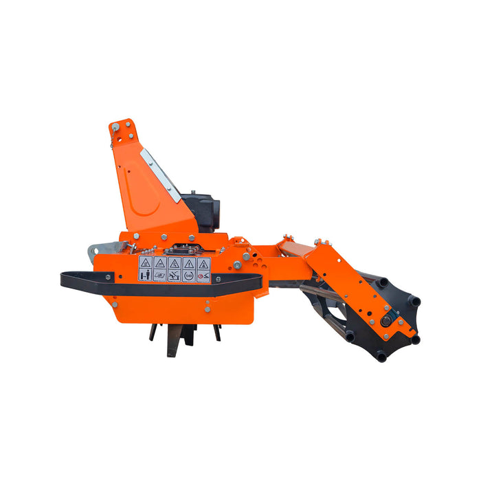 67" Rotary Power Harrow with Pipe roller, 40-70 HP Tractor, 3-Point Hitch, Cat 1 & 2, TMG-TPH70