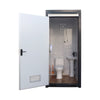 4' Portable Washroom with Ceramic Toilet, Sink and Solar Powered Exhaust Fan, TMG-FTS04