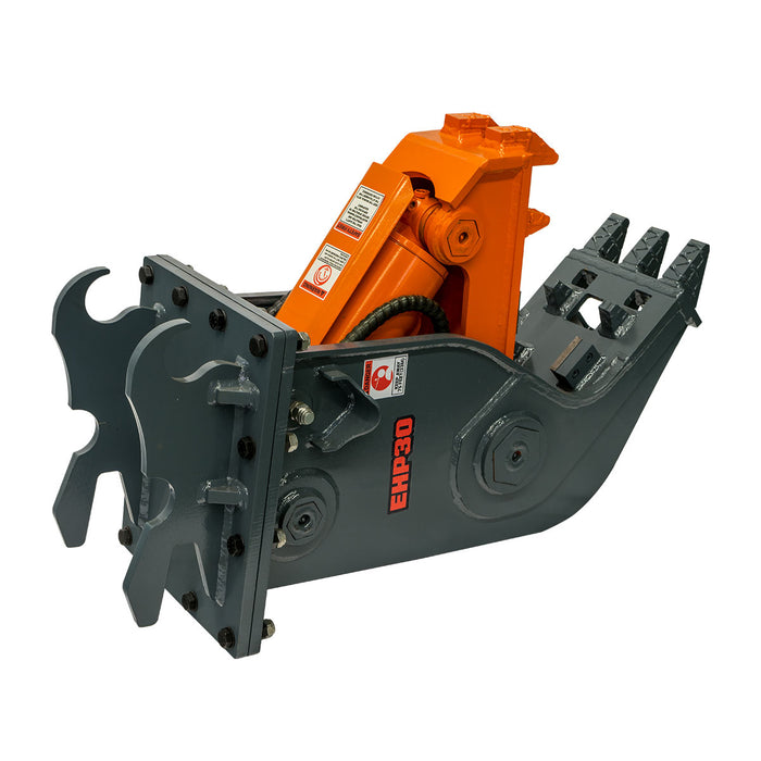 Hydraulic Pulverizer for 4-8 Ton Excavators, 30 Ton Crushing Force, Concrete Crusher, Rebar Cutting Jaw, TMG-EHP30