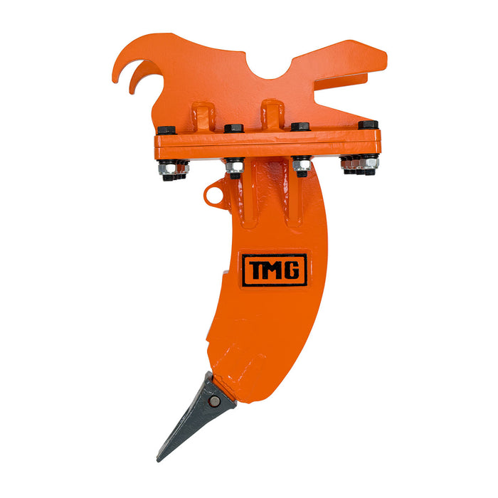 2.3" Excavator Ripper for 4-8 Ton Excavators, Replaceable Boot, Single Shank for Frozen and Compacted Ground, Quick Change, TMG-ERP08