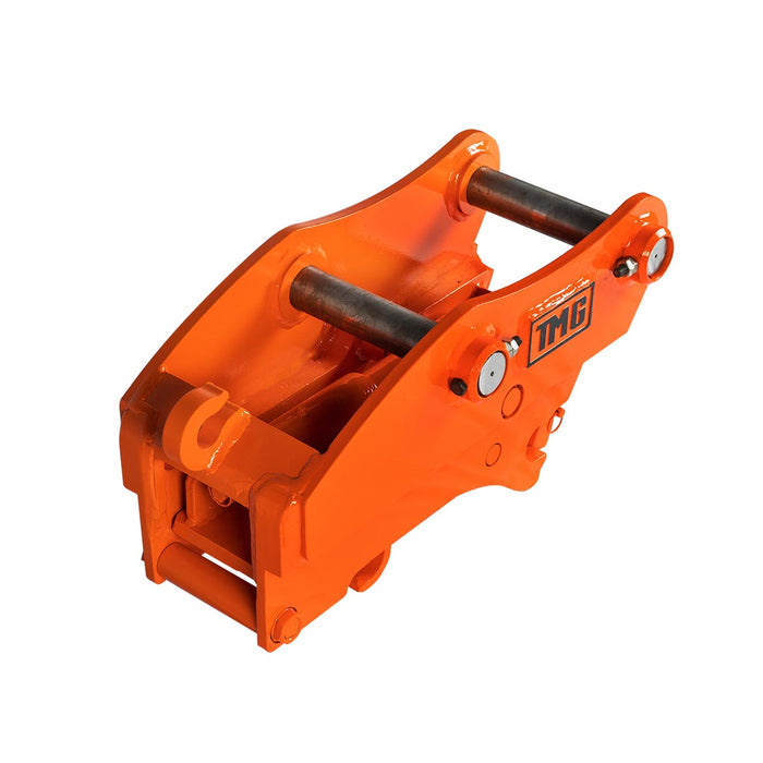 TMG Industrial Quick Coupler for Excavator, 2” Pin Diameter, 10-¼”-12-½” Pin Spread, Built-In Lifting Point (3300 Lb Rating), TMG-EQC50