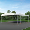 30' x 40' Retractable Mobile Shelter, 13' Clearance, 6" Nylon Casters, 17 oz PVC Cover, TMG-STM3040