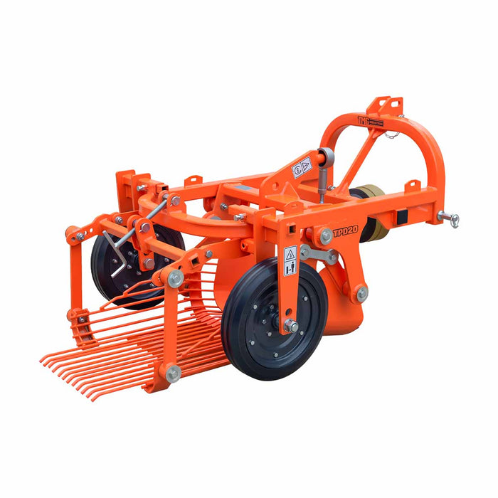 20" Potato Harvester, Potato Digger Picker, 3-Point Hitch, Cat 1, PTO Driven, Adjustable Depth, TMG-TPD20
