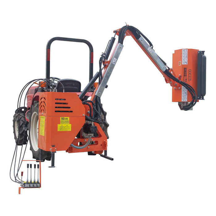 32" Side Boom Mower, Hydraulic Reach Arm, Tractor-Mounted, Cat 1, 108" Reach, TMG-TAM32