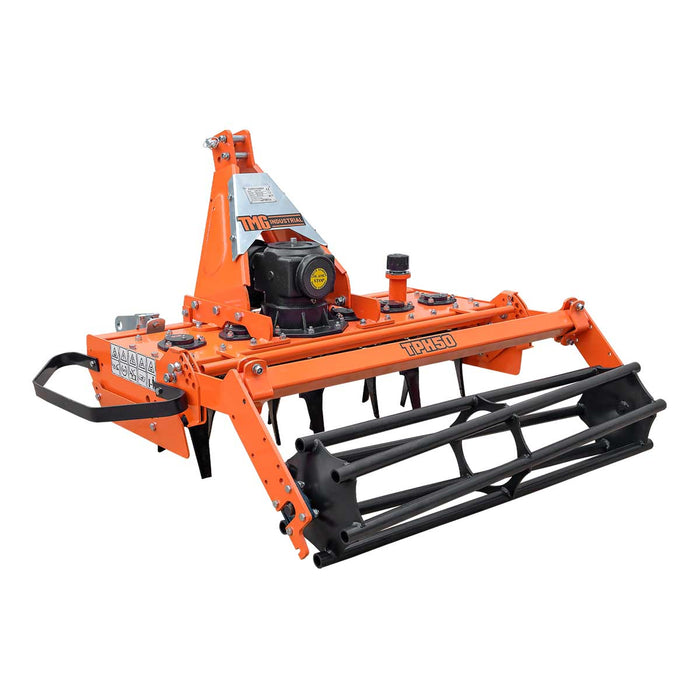 51" Rotary Power Harrow with Pipe Roller, 25 – 50 HP Tractor, 3-Point Hitch, Category 1&2, TMG-TPH50