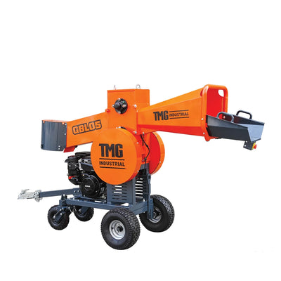 5 inch branch logger with 15 HP gas engine dual drum system and tow-behind hitch TMG-GBL05