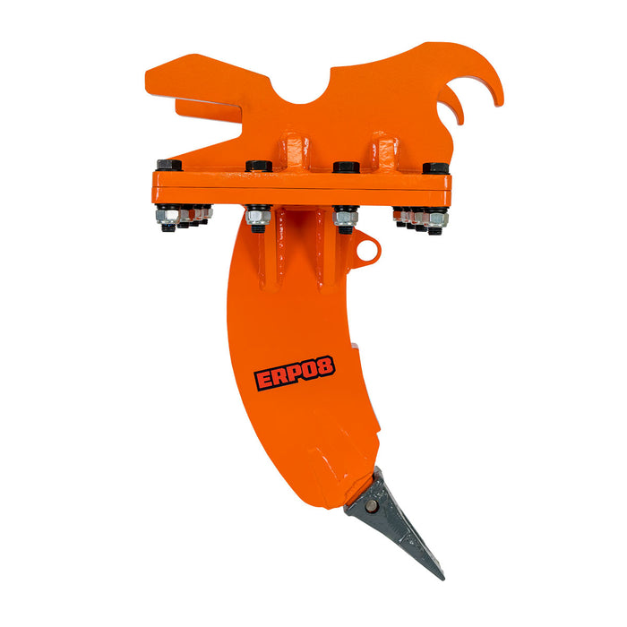 2.3" Excavator Ripper for 4-8 Ton Excavators, Replaceable Boot, Single Shank for Frozen and Compacted Ground, Quick Change, TMG-ERP08