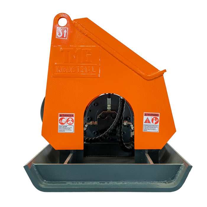 72" Skid Steer Plate Compactor Attachment, 11000lb Compaction Force, Quick Attach, TMG-SPC110