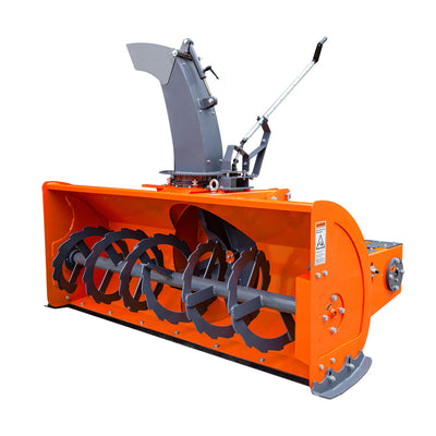 TMG-TBS60 60" 3-point hitch snow blower with 24" impeller and 360° rotating chute