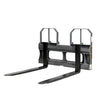 60" Pallet Fork for Skid Steer, Heavy Duty Class II Forks, 4,200 lbs Capacity and Wide Guard, TMG-SPF60
