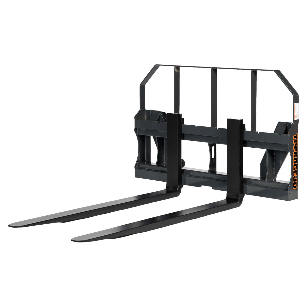 60 inch pallet fork for tractor loader with Global Euro mount and 4200 lb capacity TMG-TPF60GEJD