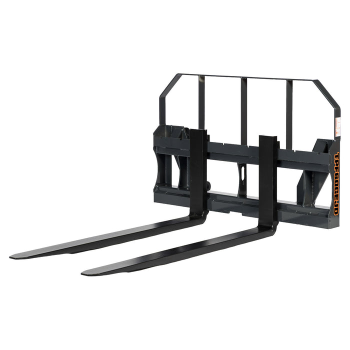 60 inch pallet fork for tractor loader with Global Euro mount and 4200 lb capacity TMG-TPF60GEJD