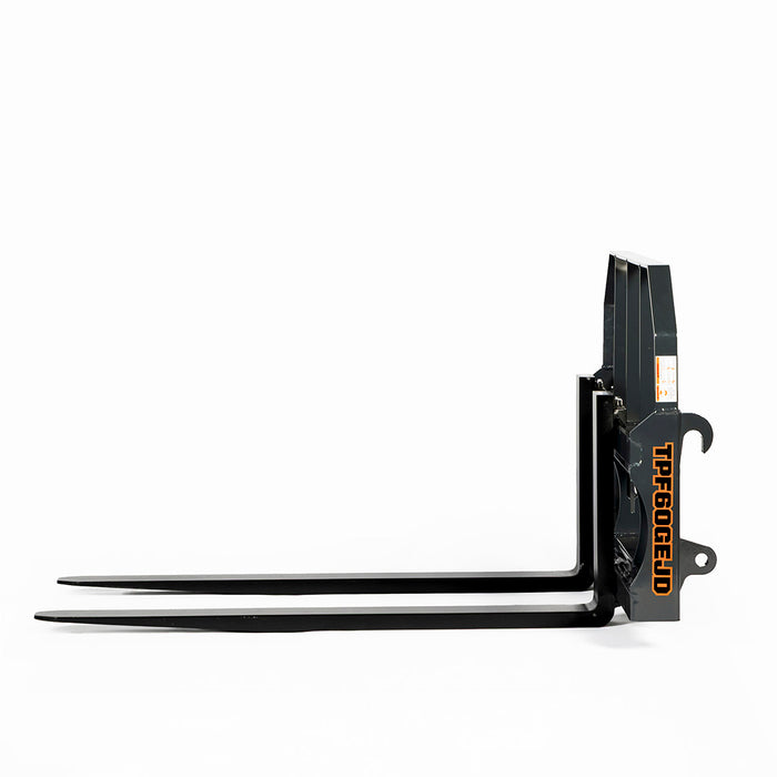 60 inch pallet fork for tractor loader with Global Euro mount and 4200 lb capacity TMG-TPF60GEJD