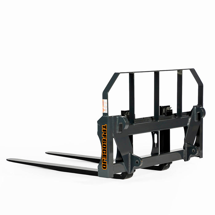 60 inch pallet fork for tractor loader with Global Euro mount and 4200 lb capacity TMG-TPF60GEJD