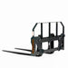 60 inch pallet fork for tractor loader with Global Euro mount and 4200 lb capacity TMG-TPF60GEJD