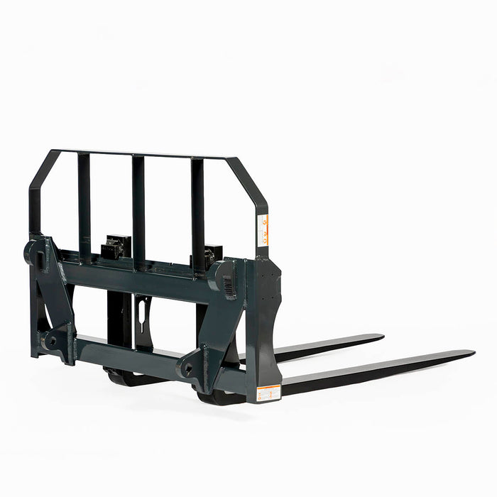 60 inch pallet fork for tractor loader with Global Euro mount and 4200 lb capacity TMG-TPF60GEJD