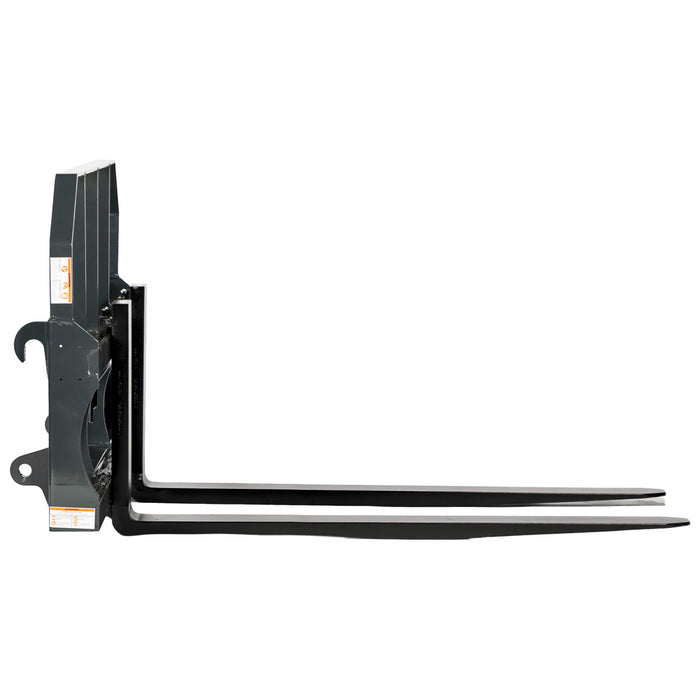 60 inch pallet fork for tractor loader with Global Euro mount and 4200 lb capacity TMG-TPF60GEJD