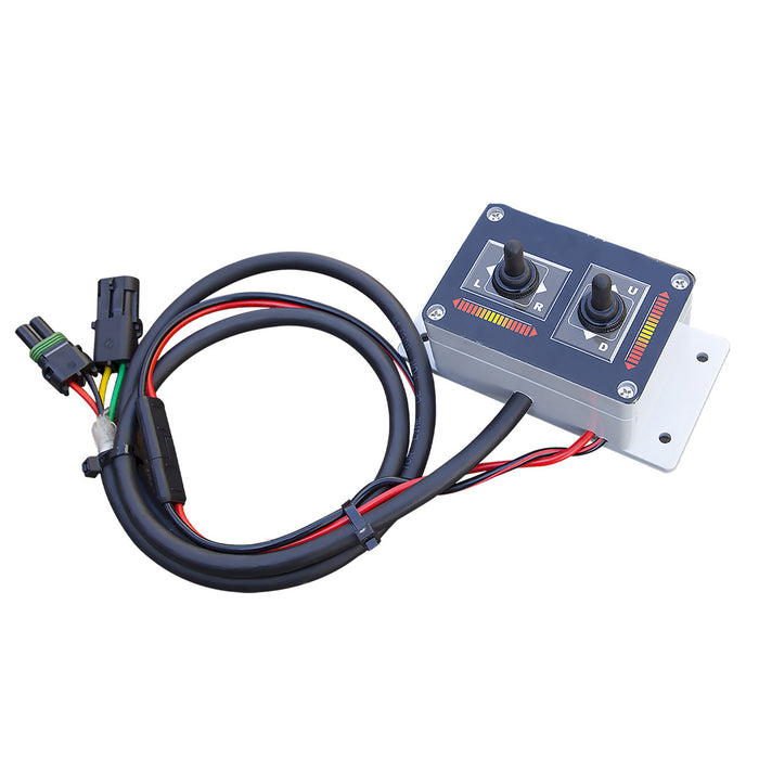 TMG-SSB60 60" skid steer snow blower with 24" impeller and 360° motor-driven chute