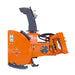 TMG-SSB60 60" skid steer snow blower with 24" impeller and 360° motor-driven chute