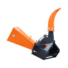 Déchiqueteuse à bois compacte industrielle TMG à 3 points, capacité de déchiquetage de 15,2 cm, raccordement de catégorie 1, tracteur 30-75 HP, arbre de prise de force inclus, TMG-WC62